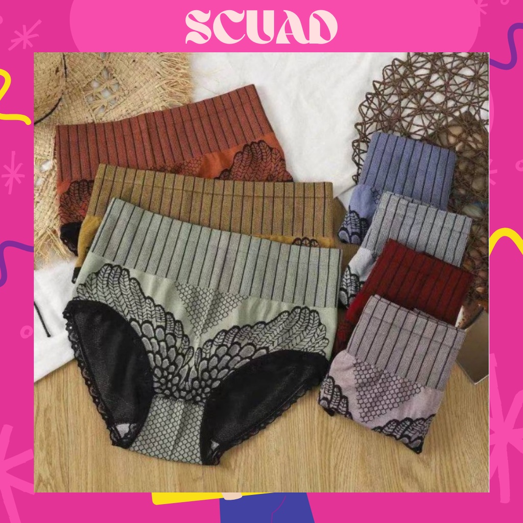 Celana Dalam Wanita Tinggi Renda CD Underwear Panties Bhutan Style CD28