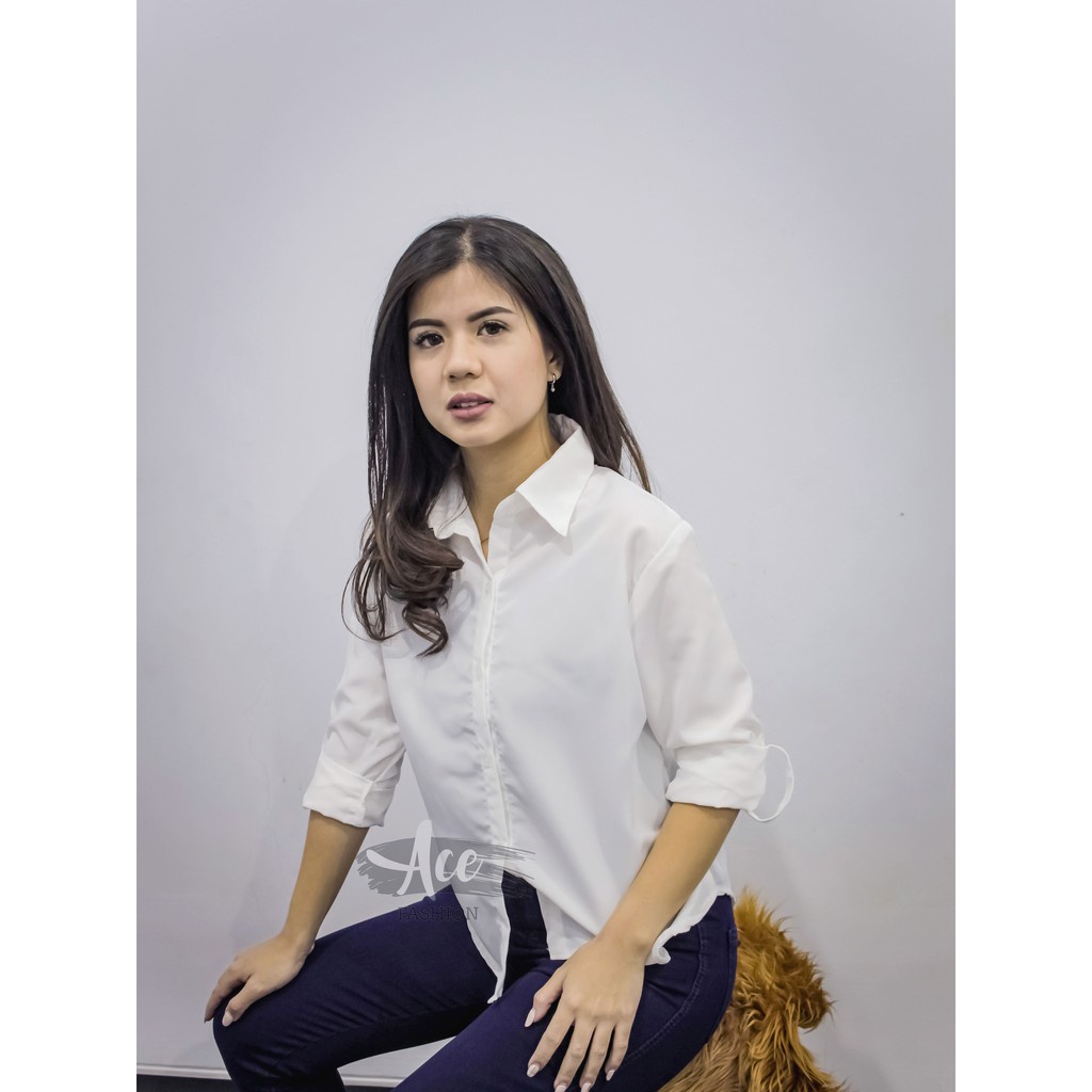 AFI - EC - Lumina Basic / Kemeja Dian ®-Putih
