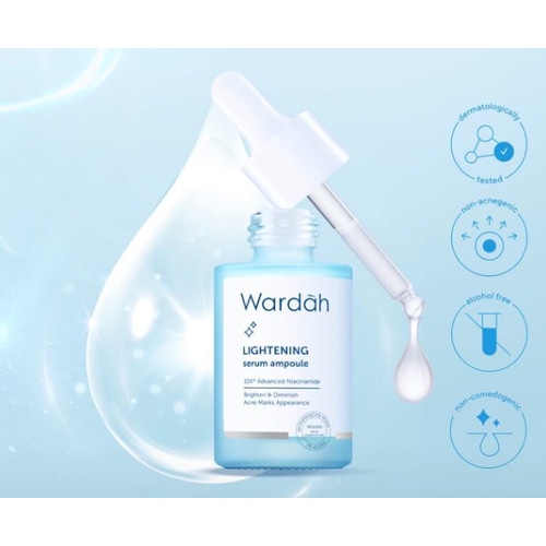 Wardah Lightening Serum Ampoule 30ml | Wardah Light Serum