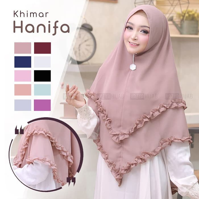 Jilbab khimar Hanifa / Jilbab Khimar Syari