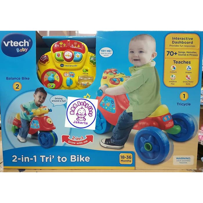 2 in 1 tri to bike vtech