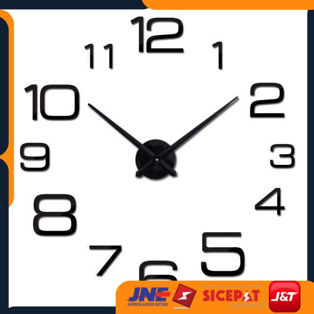 Jual Promo Jam Dinding Besar Diy Giant Wall Clock Cm Model Numeral