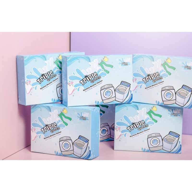 Triple Queen washing machine cleaner pembersih mesin cuci 500gr