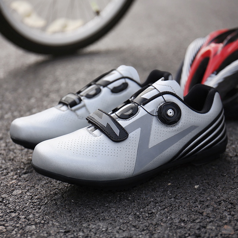 Sepatu Sepeda Pria Wanita Non Cleat Sepatu Gowes Karet Santai Bikers Ringan Balap Profesional Sepatu MTB Road Shoes 111