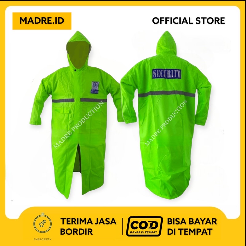 Jas Hujan Security Jubah Ponco