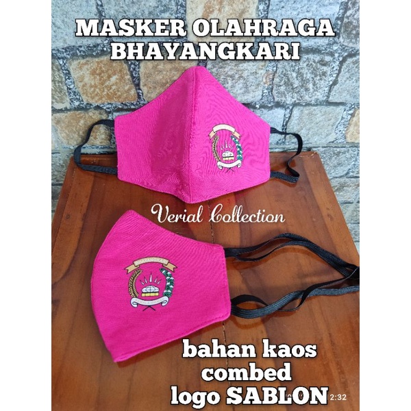 masker olahraga Bhayangkari SABLON