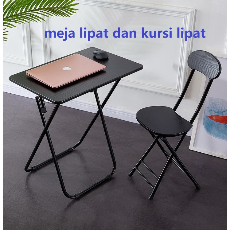 Meja lipat/Kursi meja lipat/Meja belajar lipat/meja portable