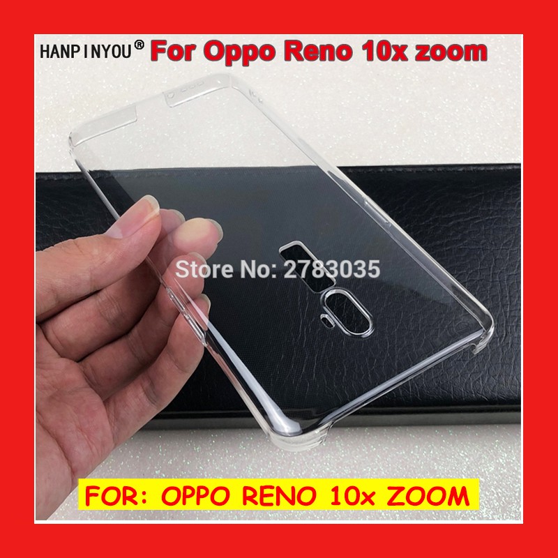 Oppo Reno 10x Zoom - Clear Hard Case Casing Cover Transparan Mika