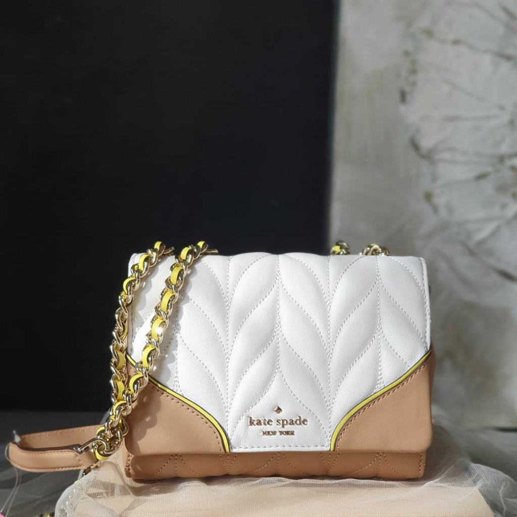 Kate spade mini emelyn briar / white dove multi // size : 19.5cm x 14cm