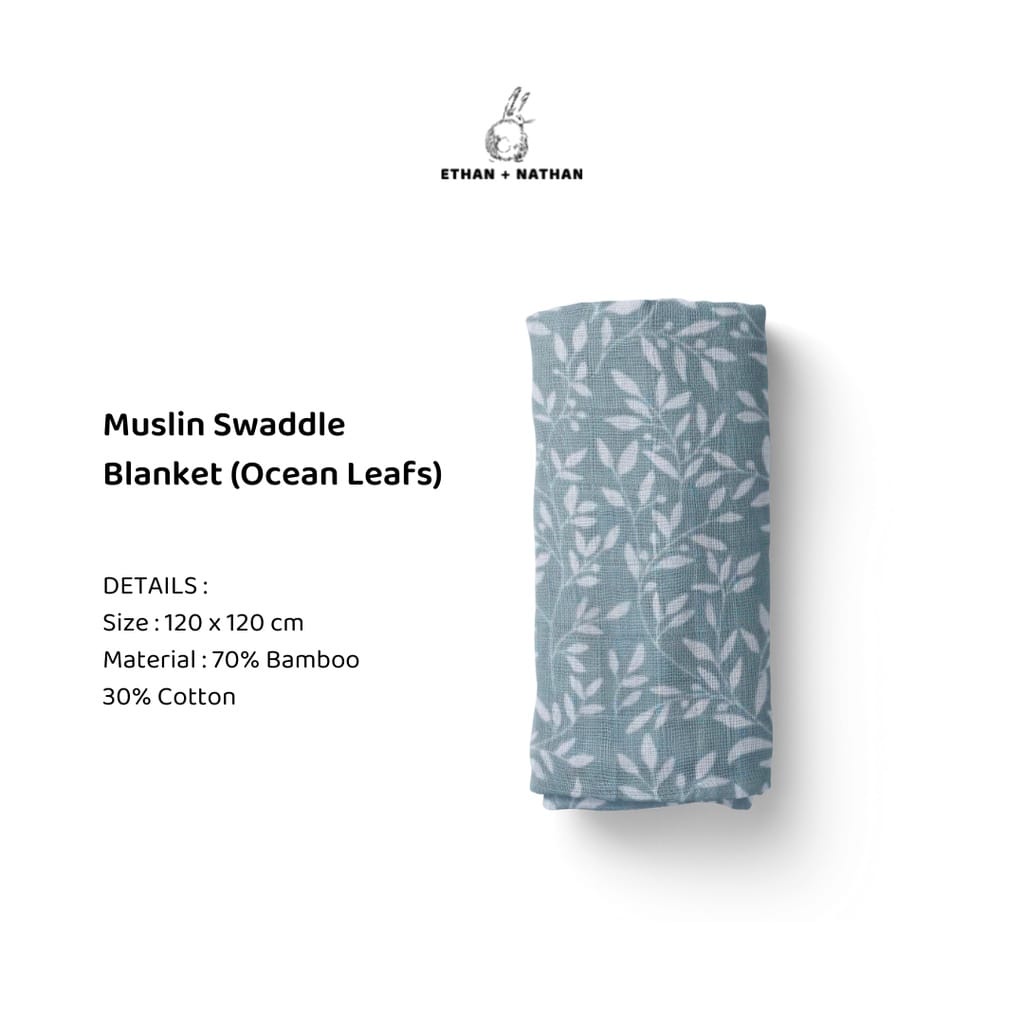 Ethan Nathan Baby Swaddle Blanket Pattern - Selimu Bayi Motif ( E-NBSBP )