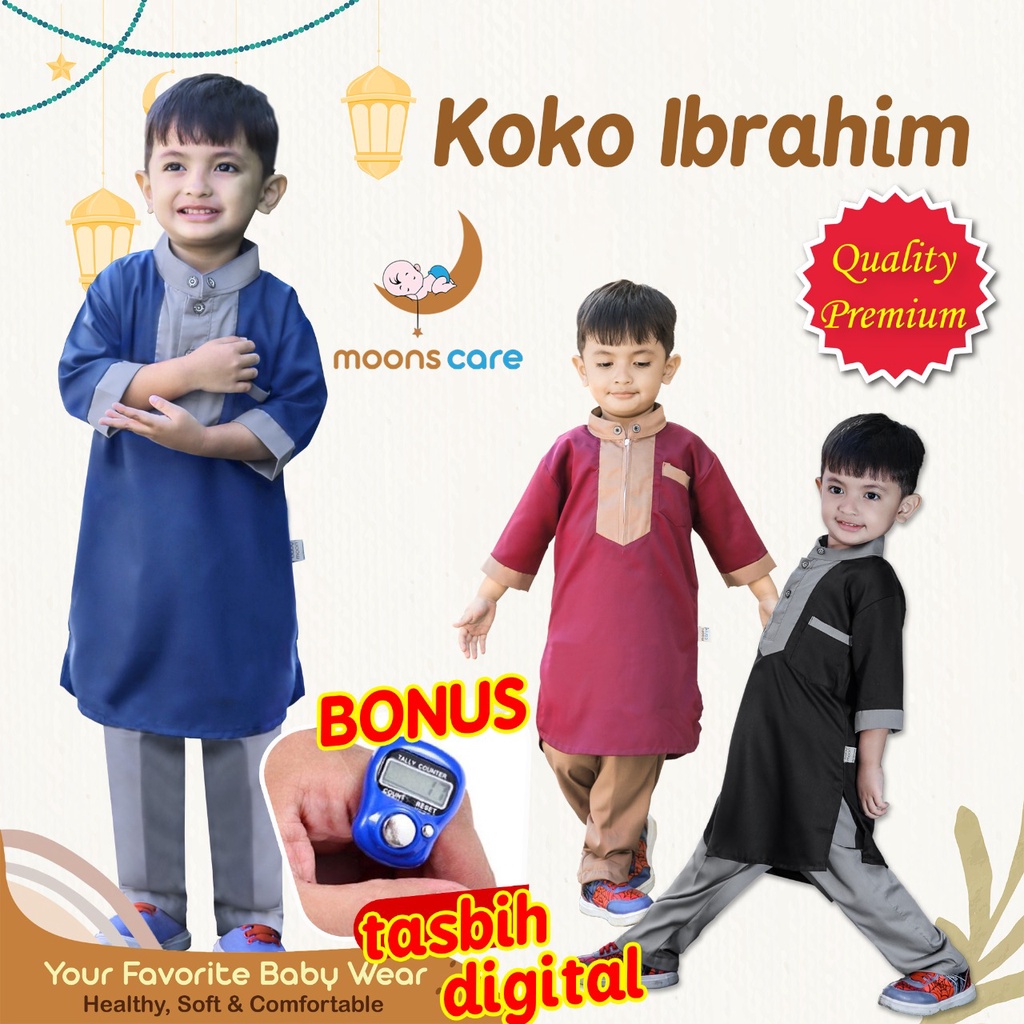 SETELAN BAJU KOKO ANAK LAKI MUSLIM TURKI USIA 1-10 TAHUN GAMIS ANAK COWOK Koko Turki