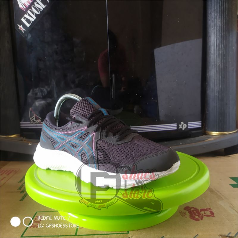 Asics Gel-Contend 7 Navy Emerald Original 1011B040 Sepatu Running