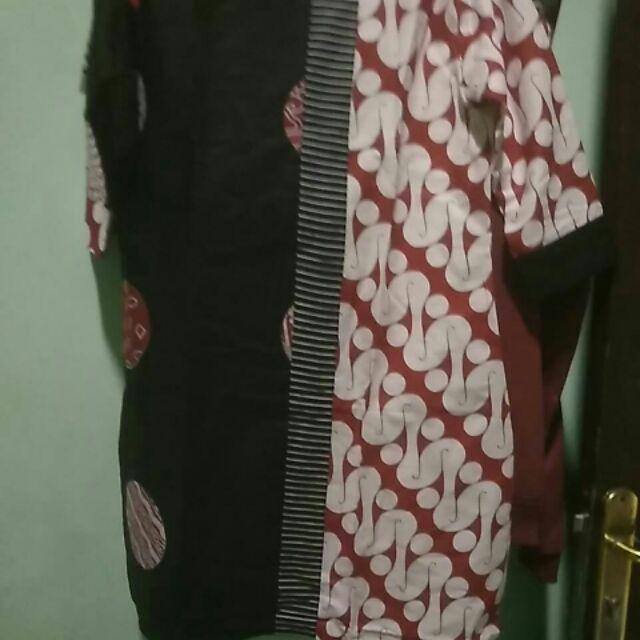 Tunik Nadine  Atasan Tunik Wanita Batik Seragam Murah