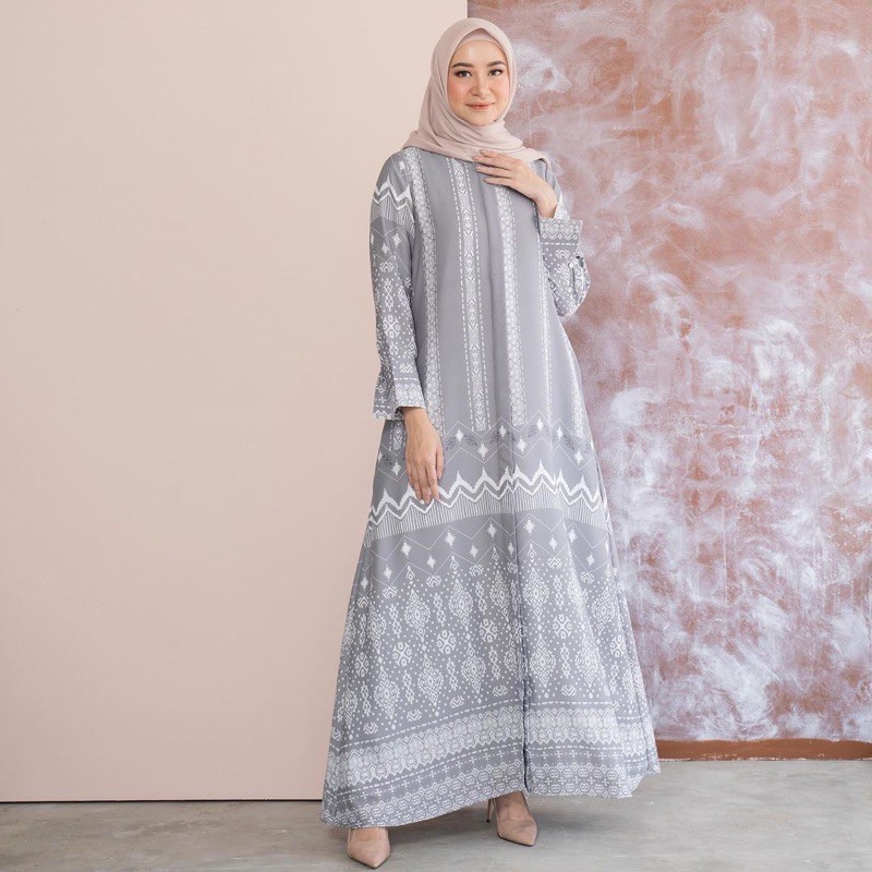 SALE HEAVEN LIGHT SAMARA DRESS GREY (size XL)