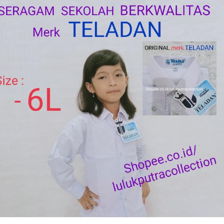 

Harga Spesial.. SERAGAM Kemeja Putih Polos Lengan Panjang SD/SMP/SMA(SERAGAM SEKOLAH TELADAN)/Hem Putih Polos Lengan panjang/SERAGAM TELADAN/SERAGAM SEKOLAH/ATASAN PUTIH LENGAN PANJANG