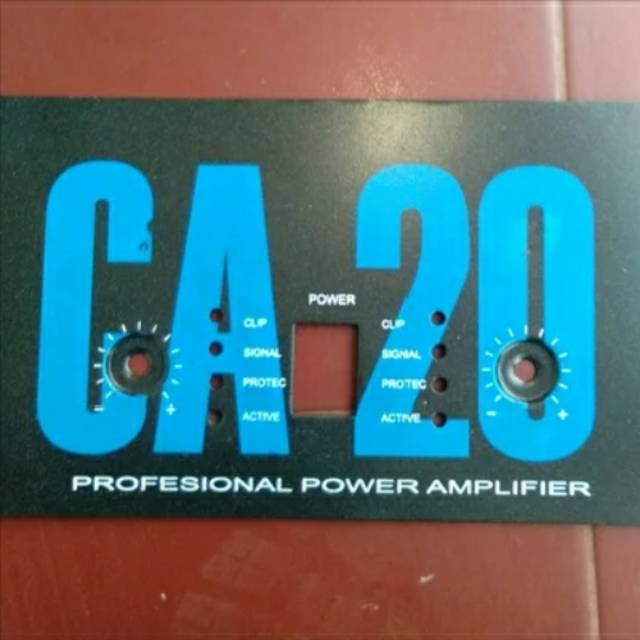 Plat Panel Depan Belakang CA20 Power Amplifier Stereo