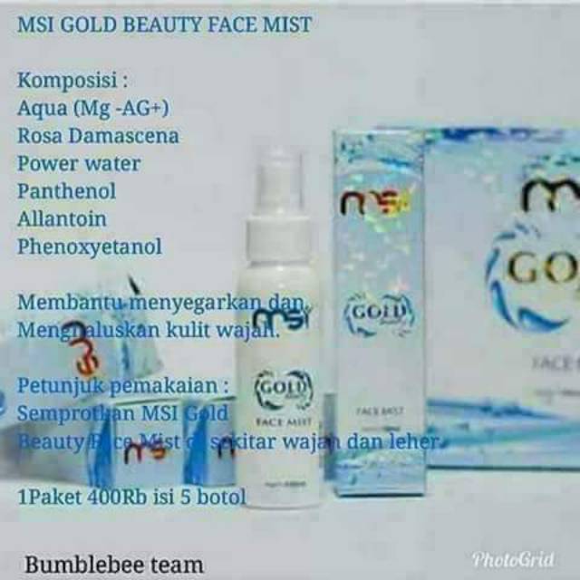 Face Mist MSI