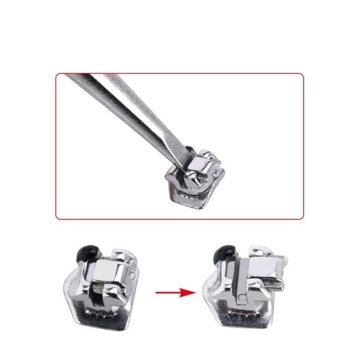 Pinset Sonde Pembuka Self Ligating Bracket Opener . Behel bracket damon