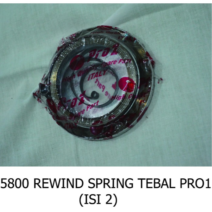 SPAREPART CHAINSAW CS5800 Rewind Spring Tebal Pro1 Isi 2