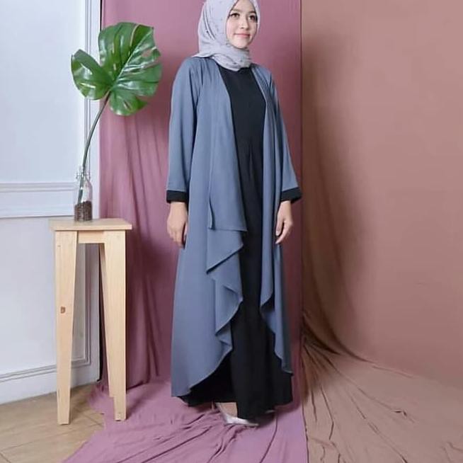 azkia maxi dress muslim / gamis murah /grosir baju hijab bandung