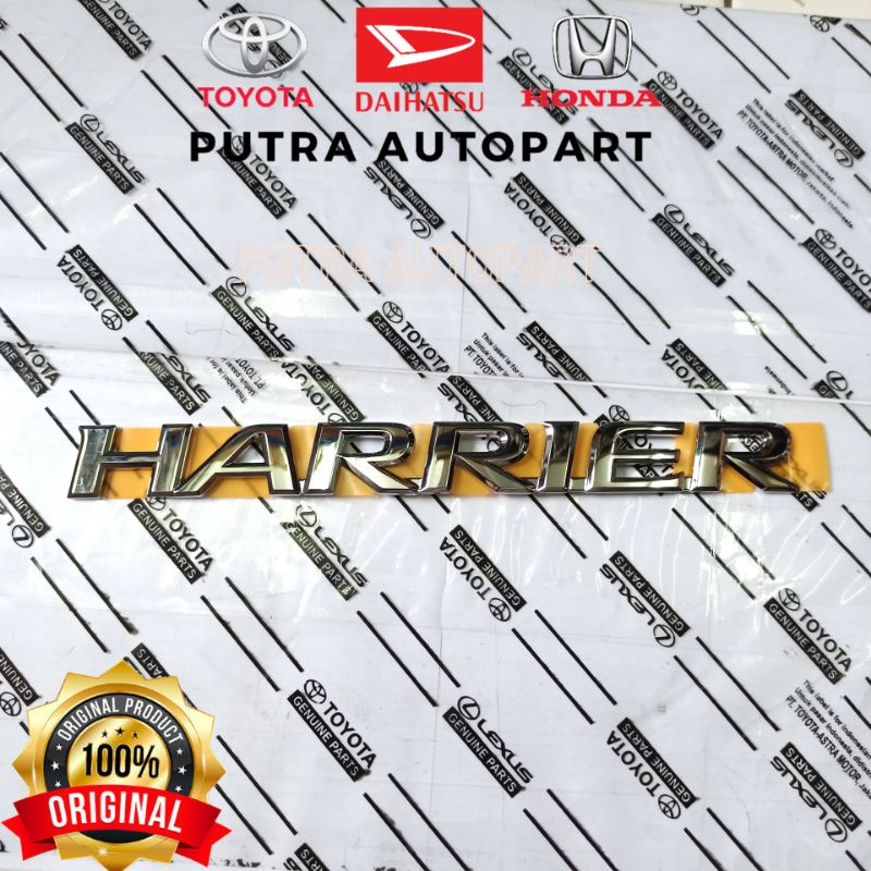 emblem tulisan harrier original