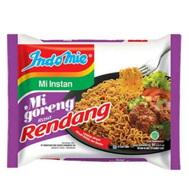 

Indomie goreng rendang