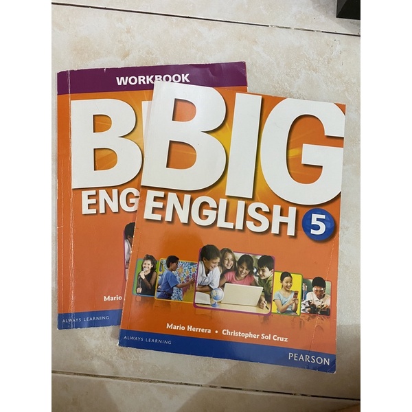 

buku big english 5 stundent's book dan workbook pearson