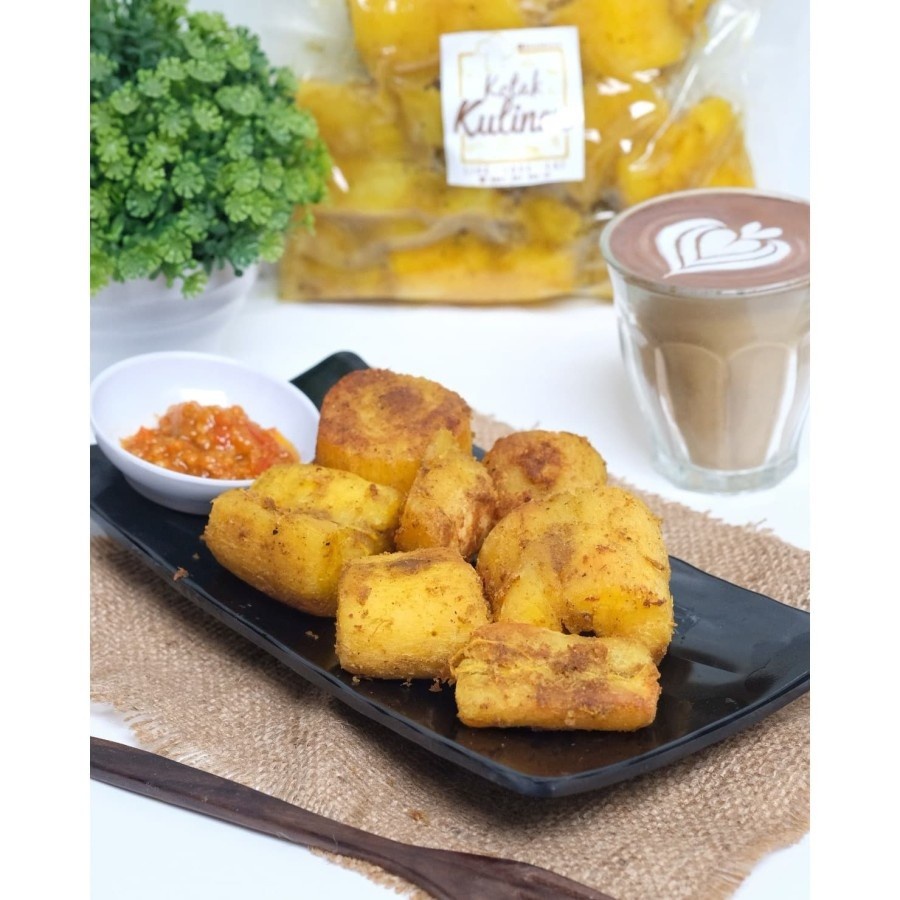 

Singkong Mentega Bumbu Kuning + Sambal 200gr (Frozen Ready to Heat)