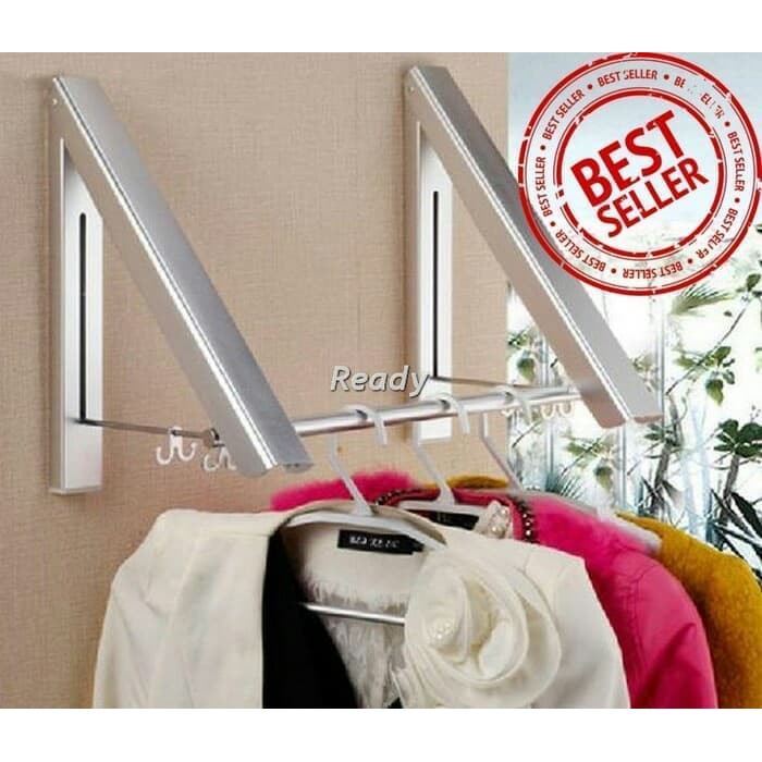 Gantungan Baju Besi / Multifunction clother Hanger Hiden type