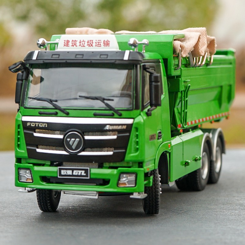  Miniatur  Truk  Sampah Dump Truck Skala 1 36 Bahan Alloy 