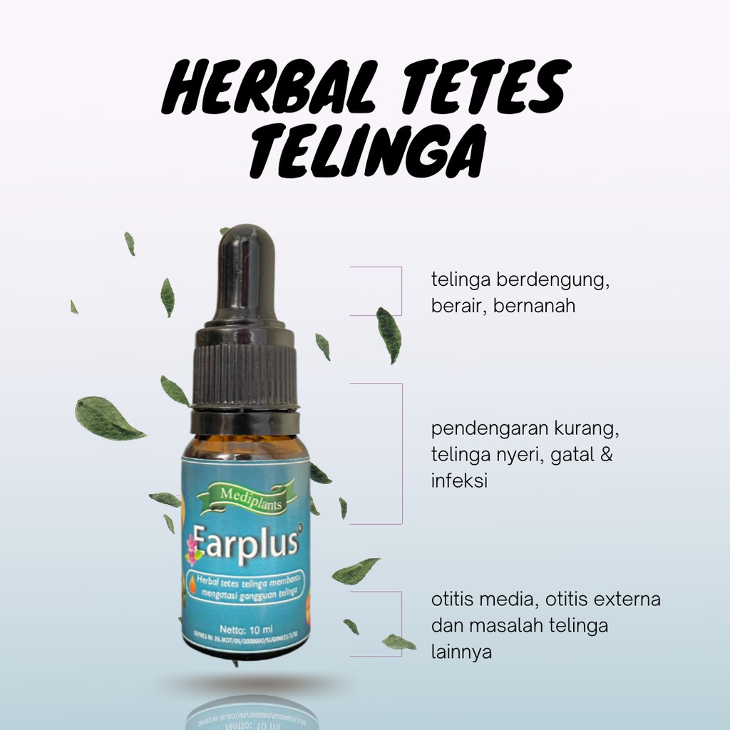 TETES Earplus obat tetes telinga herbal earplus