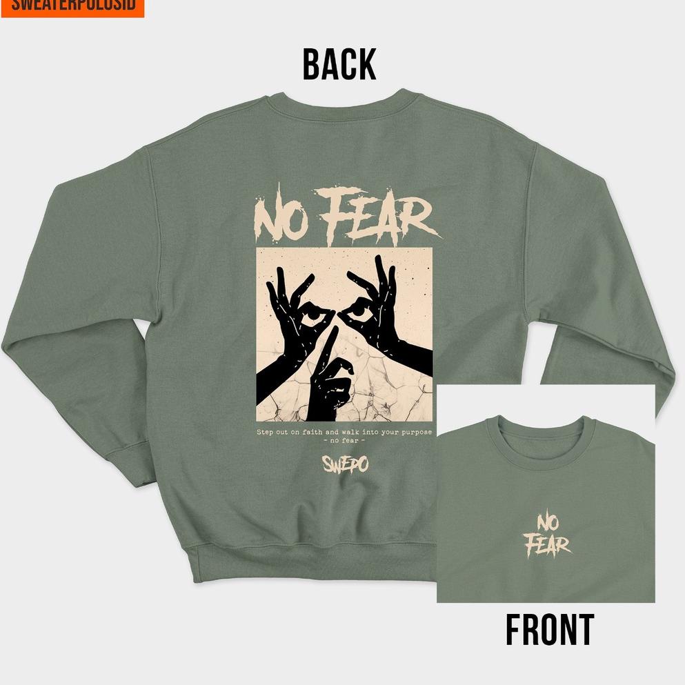 [BCK. 278642] Hoodie & Sweater No Fear M-XXL