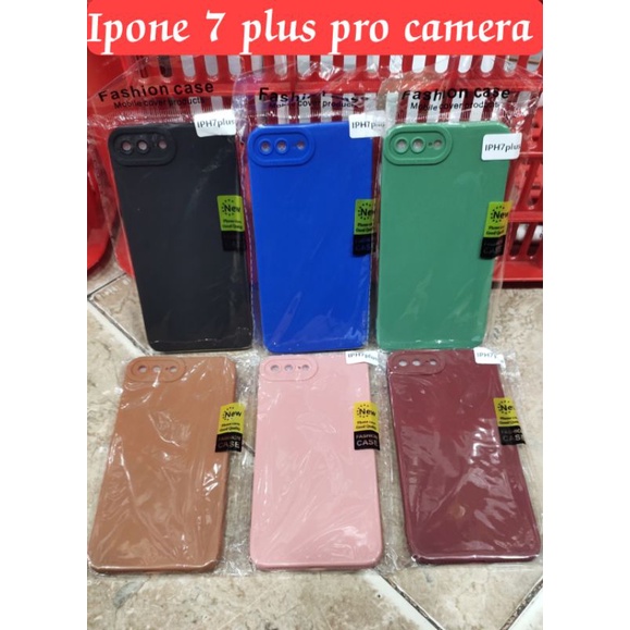 softcase silikon pro camera Ipone 7 plus bahan full karet