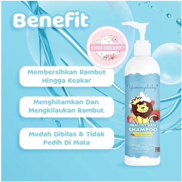 Yummys Baby Shampoo &amp; Serum Penumbuh Rambut Bayi 60ml Sampoo Serum 60 ml