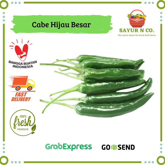 

Cabe Hijau Besar | Sayur N Co Bekasi