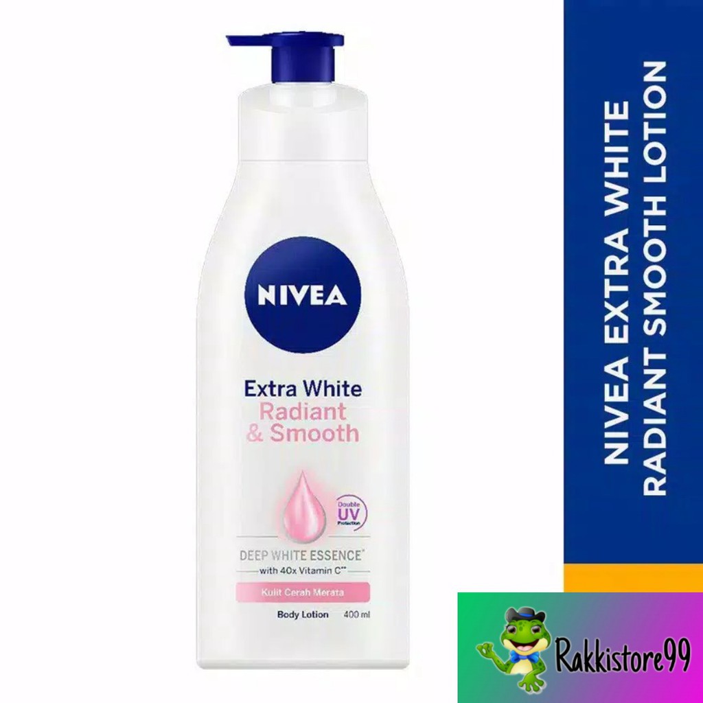 ❣️Rakkistore99❣️Nivea Extra White Radiant &amp; Smooth Body Lotion 400ml