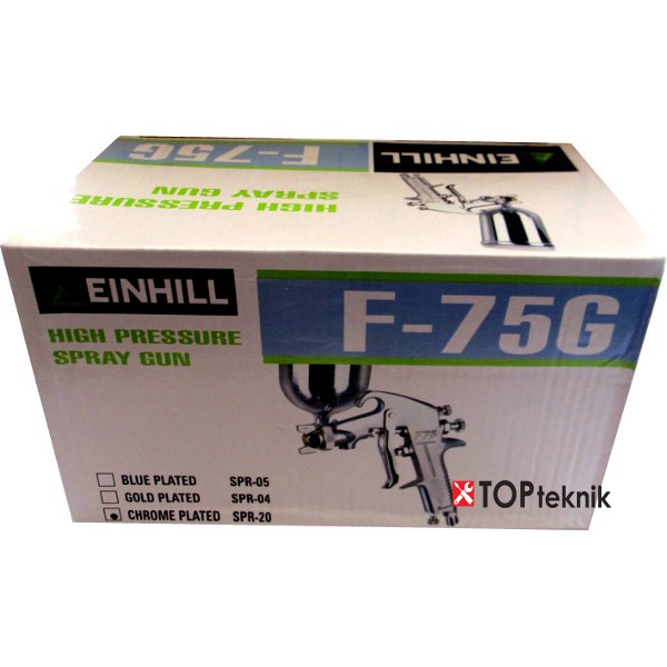 Spray gun Duco Speed Pengecatan mobil furnitur F75G tabung atas Einhil