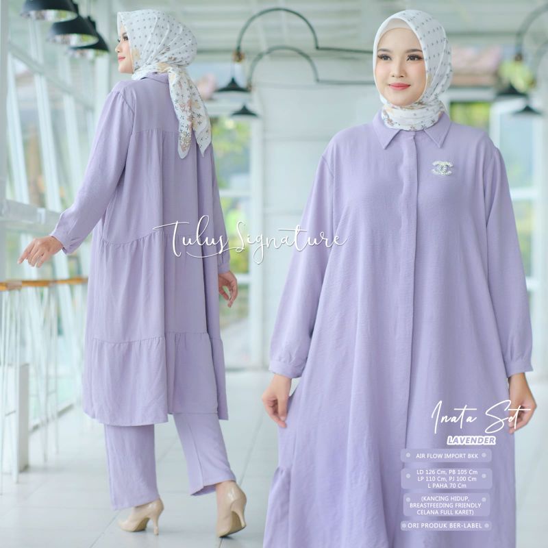 INATA SET BY TULUS SIGNATURE (ONE SET WANITA) Set muslimah premium rekomended