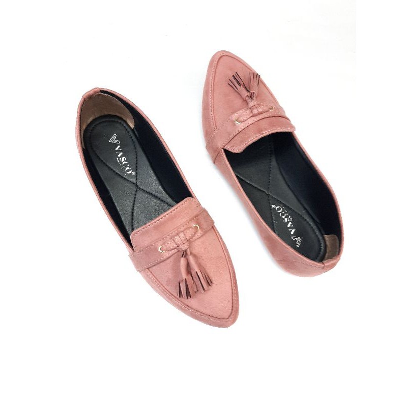 Milicca Dilion Sepatu Flat wanita Flat Shoes Sol Karet