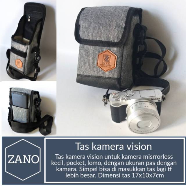 Tas kamera mirrorless, pocket, lomo, ZaNo Vision