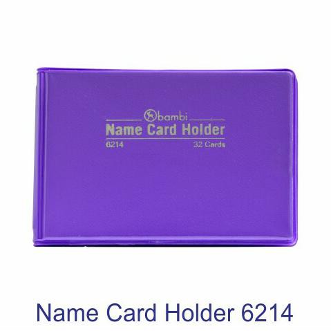 

NAME CARD HOLDER 32 CARD/BUKU KARTU NAMA BAMBI SPECIALIST DISKON