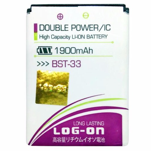 Baterai Double Power Log On SONY BST-33 BST33 Batere Battery