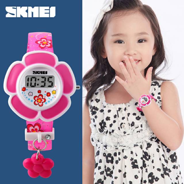 Jam Tangan Anak Perempuan Motif Bunga