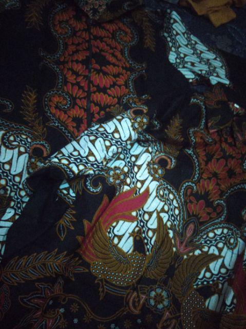 Batik Couple Keluarga Anak Gamis Rempel