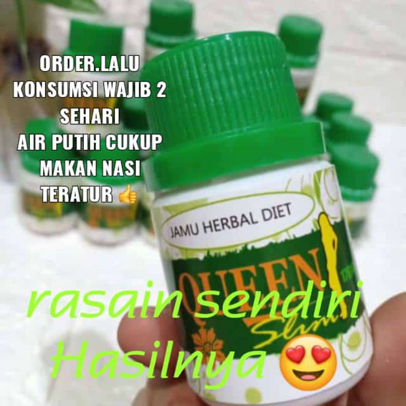 

queenslim jamu herbal diet peluntur lemak-lemak