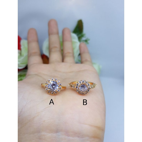 Cincin Xuping Anak Kecil Perempuan Permata Diamond Model Terbaru