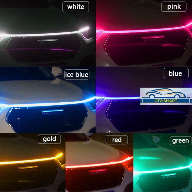 LAMPU STRIP LED FLEKSIBEL UNIVERSAL UNTUK DEKORASI MOBIL / LAMPU STRIP NEON 12V