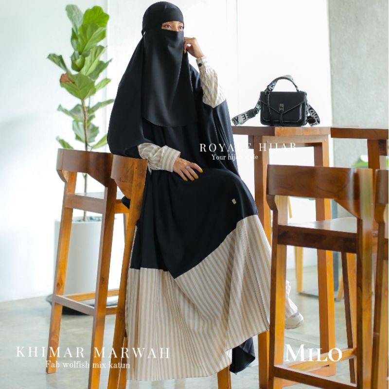 Marwah khimar long khimar floor khimar cadar bandana