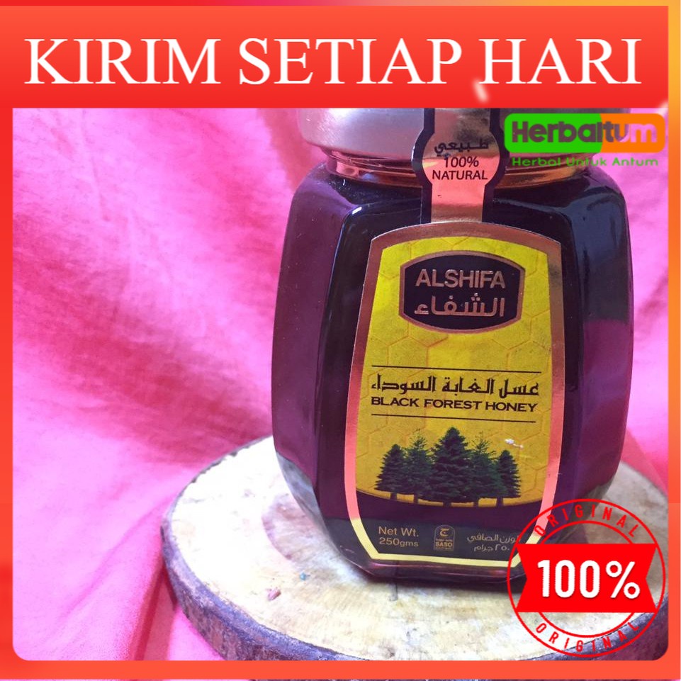 

ORIGINAL >> Madu Hitam al-Shifa I Madu al-Shifa 250gr Black Forest