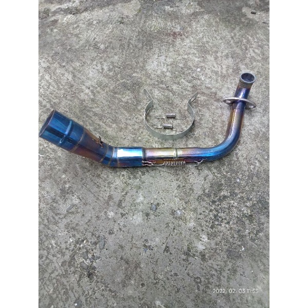 leher knalpot inlet 38 mm dan 50 mm beat 2020 delux fi pop karbu street spacy Scoopy fi